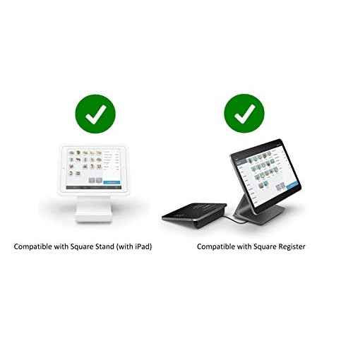 Hardware Bundle for Square - Cash Drawer and Thermal Receipt Printer,[Compatible with Square Stand and Square Register]