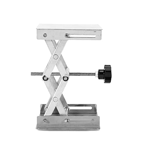 Stainless Steel Lab Lifting Stand 4x4, Height Adjustable 45-160mm for Physical, Chemical & Biological Experiments