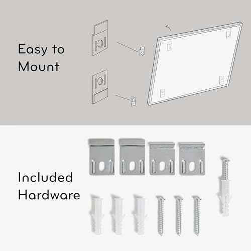 U Brands Dry Erase Board White Board, 24"x18", Silver Aluminum Frame, Melamine Surface