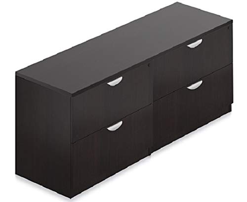 SL7122TOP-SL3622LF Lateral File Credenza, 72" w x 22" d x 29 1/2" h - American Mahogany