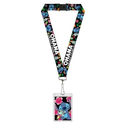 Buckle Down Lanyard-1.0-Ohana Means Family/Stitch & Scrump Poses/TRO