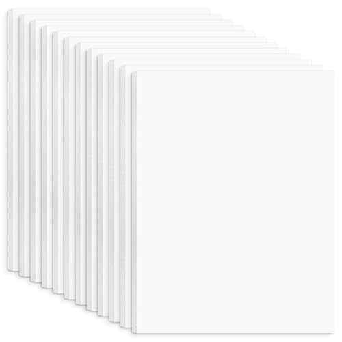 Golden State Art, White Foam Boards 12 Pack 9x12 Foam Core Board, 1/8" Thick Acid Free Foam Poster Board for Modeling, Billboard, Projects, Paintings and Display