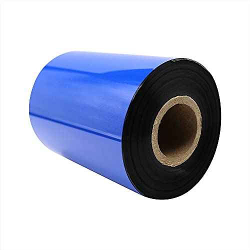 Thermal Transfer Black Resin Ribbon, 1/2" core Size, 4.33" X 298'