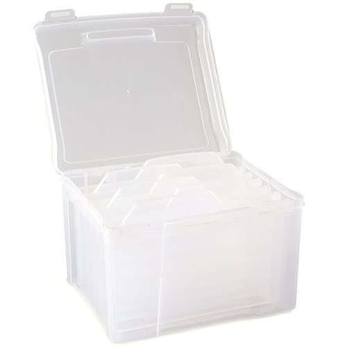 The Lakeside Collection Card File Box with 6 Dividers