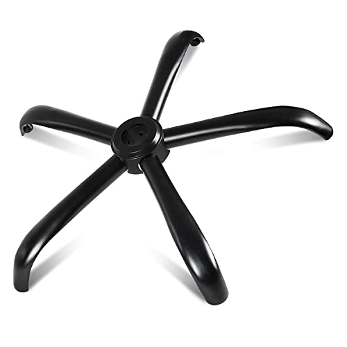 MASTERY MART Heavy-Duty Office Chair Base Replacement 2500 Lbs Matte Black 28" USB