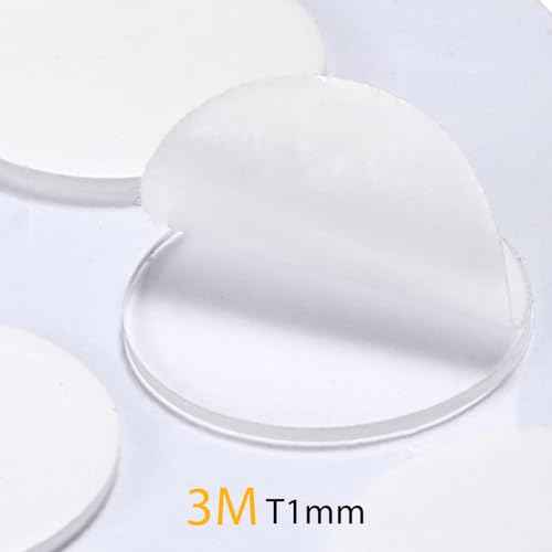 350 Pcs (0.79 Inch Diameter) 20mm Double Sided Adhesive Glue Round Dots Stickers Removable Clear Sticky Tack Putty Waterproof for Balloon, Crafts, Art Decoration
