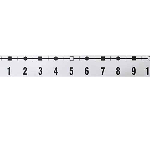 hand2mind -39 to 185 Integer Number Line for Classroom Wall, Math Borders Classroom Bulletin, Number Lines for Students, Teacher Supplies, Number Line with Negative Numbers, Math Posters (18 Sections)