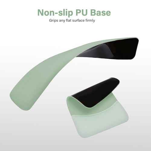 MOSISO Wrist Rest Support for Mouse Pad&Keyboard Set, Rectangular Ergonomic Mousepad Non-Slip Base Home/Office Pain Relief&Easy Typing Pad with Neoprene Cloth&Raised Curved Memory Foam, Green