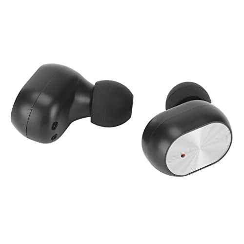 Translator Earbuds, 144 Languages, HiFi Stereo, Translation Earphone with Digital Display Flashlight (Black)