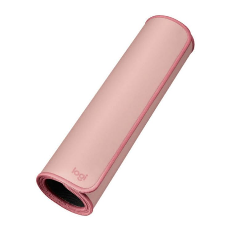 Logitech Studio Series Large Desk Mat 28x12 Inches - Darker Rose Rubber