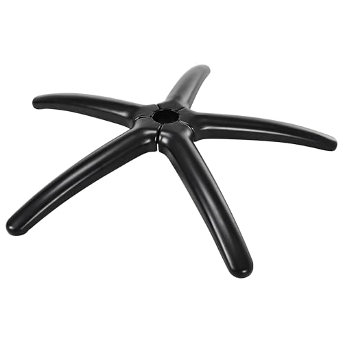 Frassie 28 Inch Heavy Duty Office Gaming Chair Metal Base Replacement Part, Wide Legs Computer Desk Chair Base