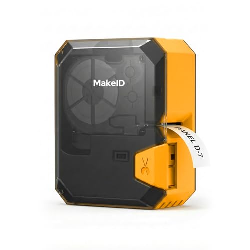 Makeid P31S Portable Industrial Label Maker with Tape - 300 DPI, Rechargeable