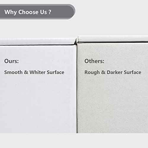 White Shipping Boxes 12x9x4" 20 Pack- Corrugated Cardboard Mailing Box for Small Business, Tab Locking Literature Mailer Packaging Supplies for Packing Gifts Craft