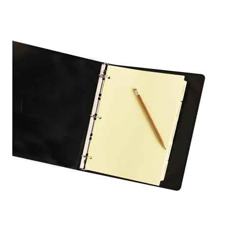 Avery 11501 Write & Erase Plain-Tab Paper Dividers, 5-Tab, Letter, Buff (Box of 36 Sets)