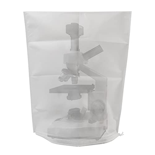 Microscope Dust Cover 15.5" x 18.5" (39.5cm x 48cm), White Fabric