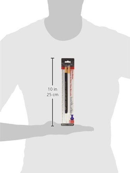 General Pencil 1240ABP China Marker Multi Purpose Grease Pencil, Black/White, 2-Pack