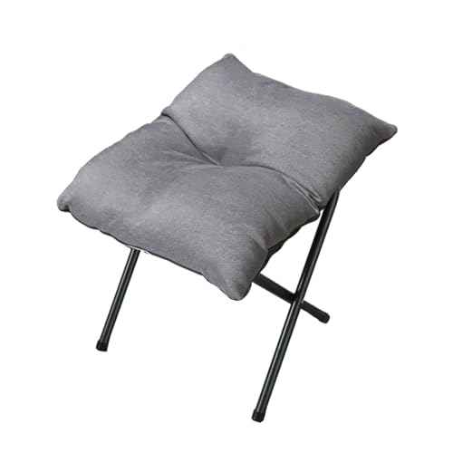 Foldable Foot Rest Stool for Under Desk or Sofa - Office Footrest Ottoman, Portable Leg Rest for Home & Office (Grey)