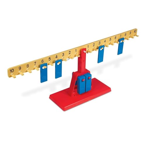 Hand2mind Math Balance - Weighted School Scale for Kids Learning, Classroom and Middle School Math Manipulatives