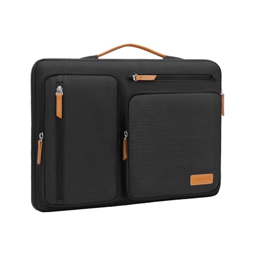 MOSISO 360 Protective Laptop Sleeve for 15-16 inch Laptops, Black, 16 Inch