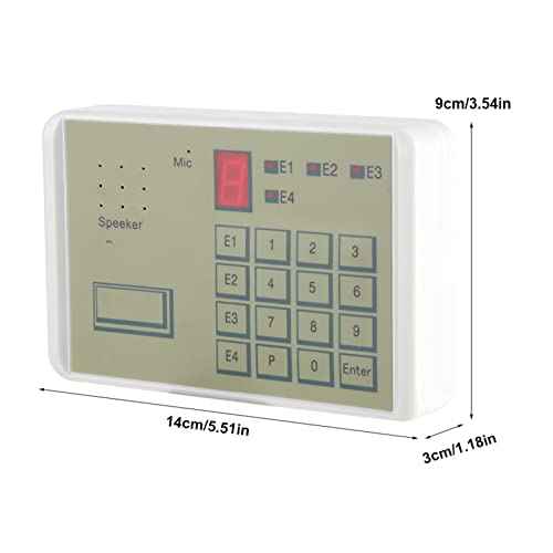 Demeras Telephone Voice Auto dialer, Immediate Dialing Record Safety Alarm System Wired Stable for Complete Home and Business