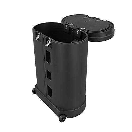Vispronet Hard PVC Case with Wheels and Removable Lid ? Interior Dimensions are 26.5in x 30.5in x 11in ? Weighs 37lbs and Stands 39in Tall- Foldable Countertop NOT Included