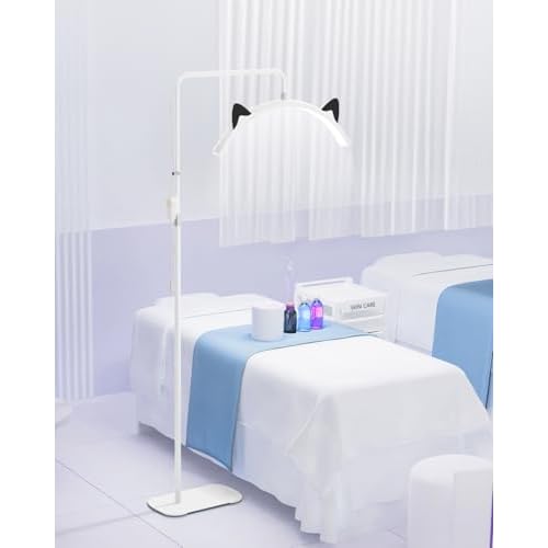Eyelash LED Floor Lamp, Esthetician Lash Lighting for Lash Extension, Lash Tattoo Lamp for Lashes,Eyebrows,Beauty, Skincare, Reading,Studio work,Filming Content Creation