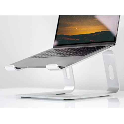Elevate - Stand for MacBook or PC Laptop. Take It Apart and Take It Anywhere with You. Aluminum Built Keeps Laptop Cool with Plenty of Open Space for Air Flow
