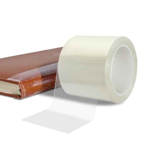 Archival Safe Acid-Free Book Repair Tape,Clear Strong Waterproof Adhesive,No Residue for Libraries,Old Books,Broken Pages,(2 Inch x 16.5 Feet)
