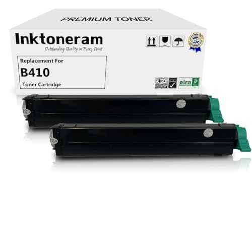 Compatible Toner Cartridges Replacement for Okidata B410 MB460 MB470 MB480 B410d B410dn 43979101 (Black, 2-Pack)