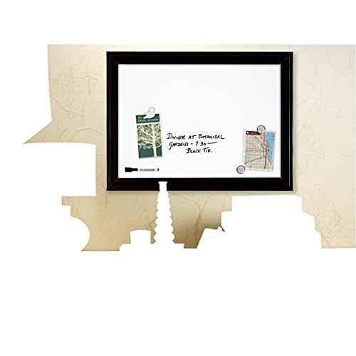 Quartet Magnetic Dry Erase Board, 17" x 23" Whiteboard/White Board, Black Frame (79282)