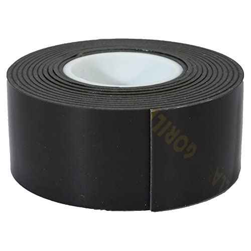 Gorilla Heavy Duty Double Sided Mounting Tape, 1" x 60", Black, (Pack of 5)