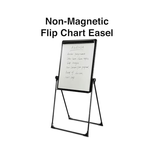 Staples Whiteboard & Flip Chart Easel - Black Frame, 1 Pack