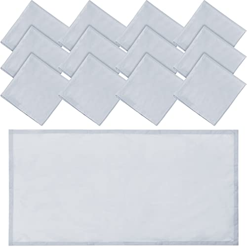 Hortsun 12 Pcs Gray Fluorescent Light Covers 2x4 ft Magnetic Classroom Ceiling