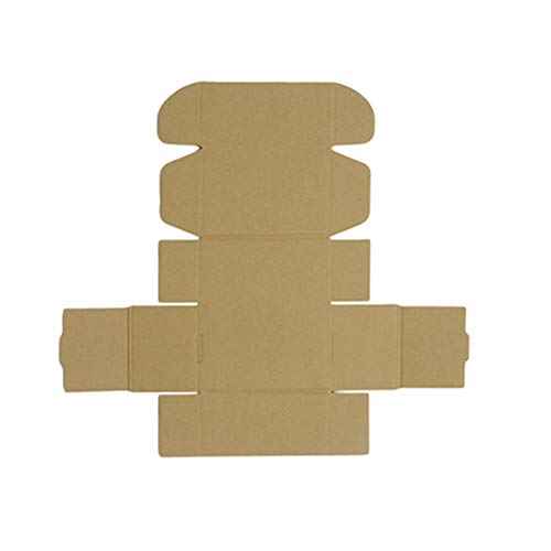 50 Pack 6x4x3 inch Corrugated Box Mailers- White Cardboard Shipping Box Corrugated Box Mailer Shipping Box For Mailer, Moving and Craft