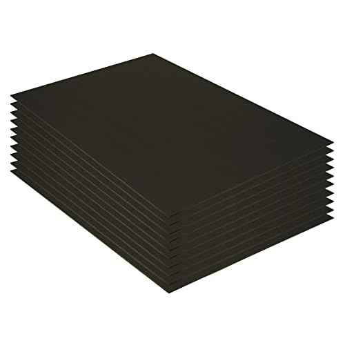UCreate Foam Board, Black-on-Black, 20" x 30", 10 Sheets