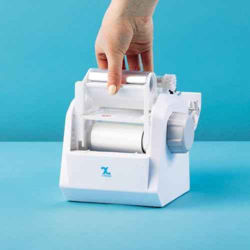 Xyron Create-A-Sticker, Mini, 2.5¡± Sticker and Label Maker Machine, Portable, Includes Permanent Adhesive, Pre-Loaded (XRN250-CFTEN)
