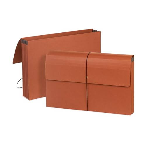 Blue Summit Accordion File Wallet with Flap and Cord Closure, Legal Size, 3¡± Expansion ? 10 Pack