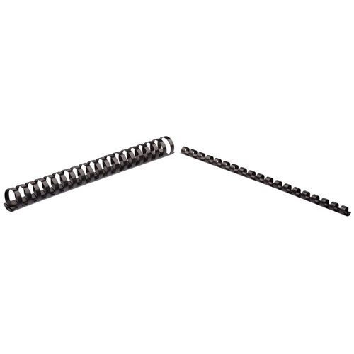 Fellowes Plastic Comb Bindings, 3/4" Diameter, 150 Sheet Capacity, Black (Pack of 100 Combs) | Fellowes Plastic Combs - Round Back, 1/4 Inch, 100 Pack, Black (52366)