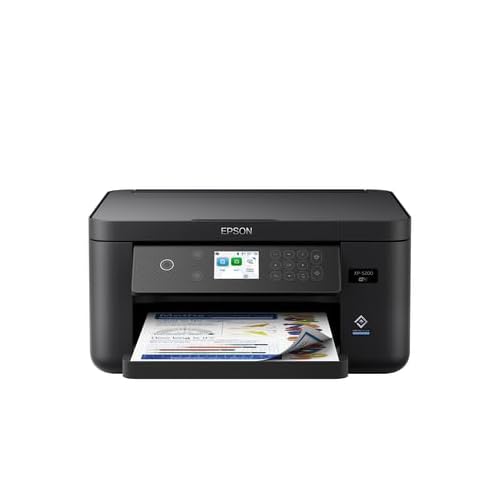 Epson Expression Home XP-5200 Wireless Color All-in-One Printer with Scan, Copy, Automatic 2-Sided Printing, Borderless Photos, 150-Sheet Paper Tray and 2.4" Color Display,Black
