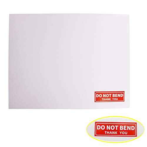 100 Pack 9X12 inch Self Seal Photo Document Mailers Stay Flat White Cardboard Envelopes White Photography Mailersfor CD, Photos, Document