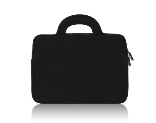 amCase 11.6-12 Inch Neoprene Laptop Sleeve with Handle - Black