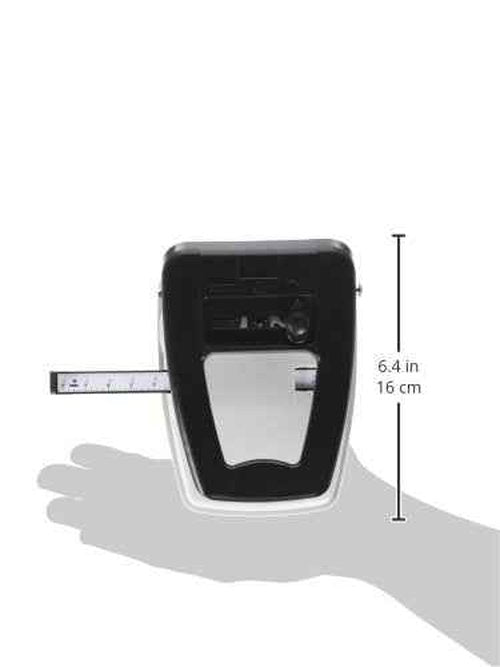 SICURIX 3-in-1 ID Card Punch 5"x6"x4" 18 Sheet Capacity BLACK (80200)