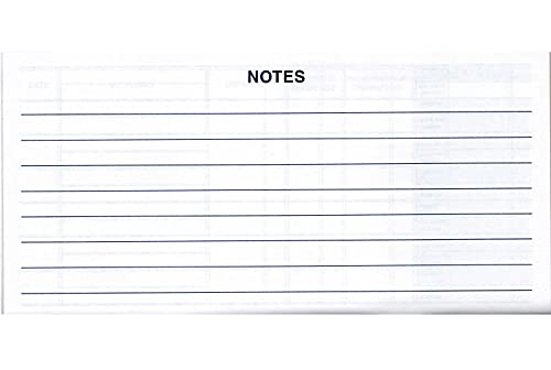 Magnolia Registers Savings Transaction Record Book (10 Registers) 3x6", 12 Pages, 64 Entries