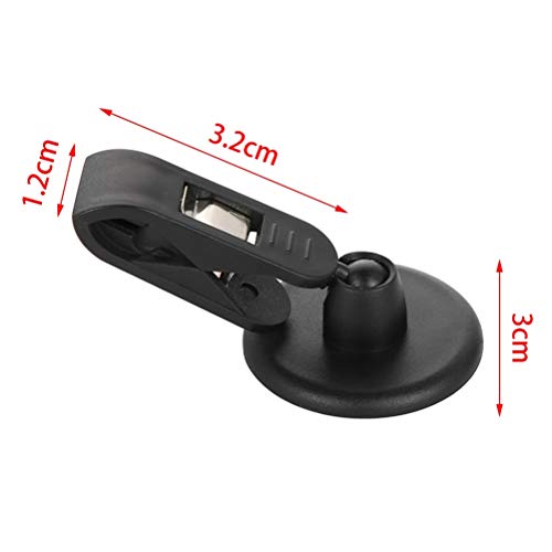 2Pcs Car Note Pad Holder, Windscreen Clip for Tickets & Cards, Self-Adhesive