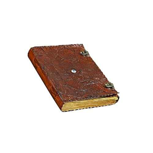 SH SHIFAA HANDICRAFT Hocus Pocus Book of Spells Hocus Pocus Spell Book Prop Hocus Pocus Halloween Decorations Decor Leather Journal Writing Book of Shadow Hocus Pocus Gifts for Men and Women (13X10)