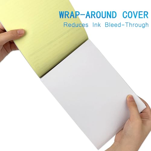 ZUFECY 2-Part Carbonless Receipt Book, 5.5 x 8.5, 50 Sets — Rent, Sales & Invoices