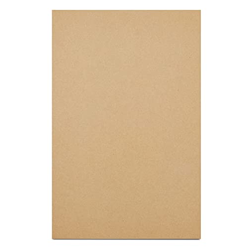 Juvale Corrugated Cardboard Sheets - 11 x 17 in, 2mm Thick, Brown, 50-Pack - Flat Packaging Inserts for Cardboard Mailers - Craft Board Projects