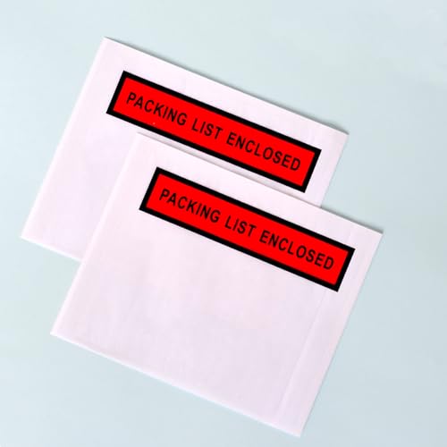 COMUNI 4.5x5.5 Inch Packing List Envelopes Self-Seal Shipping Pouches 1000 pcs