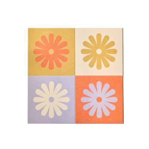Felt Right Mini Daisy Checker Dusk | Classroom Decor | Acoustic Wall Panels | Home Decor | Felt Wall Panels | Felt Tiles for Accent Walls | Decorative Bulletin Board