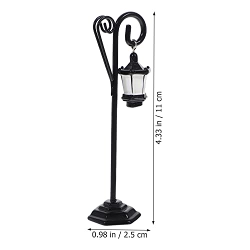 Ciieeo 20 Pcs Business Card Holder Table Sign Holder Wedding Bark Memo Holder Street Lamps Place Holder Place Stands Message Clips Name Stand Seat Card Photo Resin and Iron